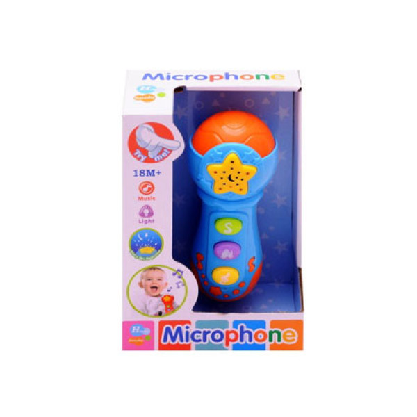 Мікрофон із музично-світловим ефектом 60083