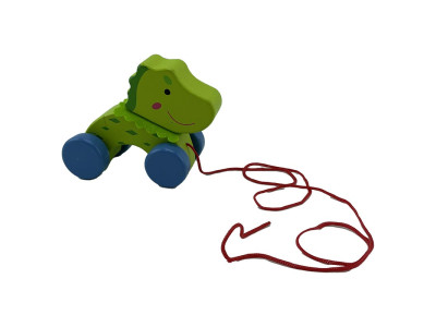 Дерев'яна каталка "Тварини". W02-4486_Dinosaur