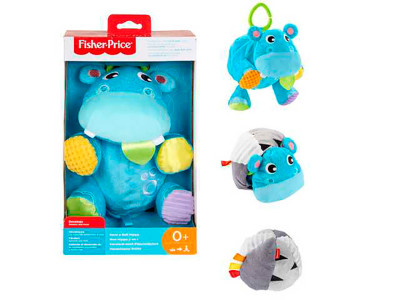 Плюшева іграшка "Бегемотик-кулька" Fisher-Price GFC35