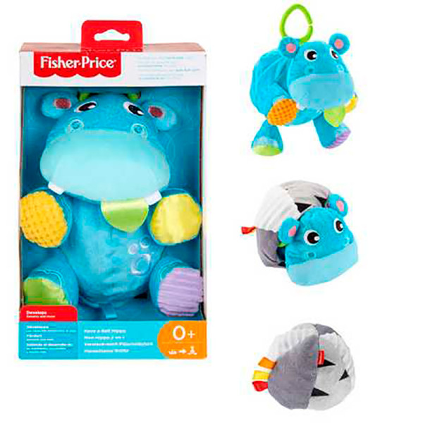 Плюшева іграшка "Бегемотик-кулька" Fisher-Price GFC35