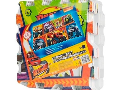 Килимок-пазл "Гоночні машинки" ТМ "Blaze and Monster" 119972