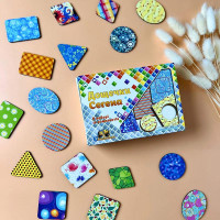 Пазл-сортер UBEE "Дошки Сегена: з візерунками" з дерева ПСД084