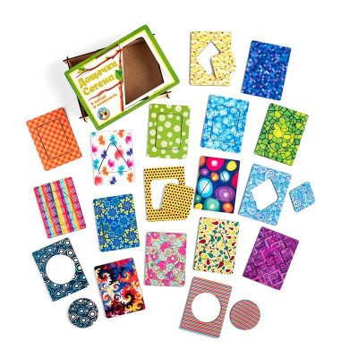 Пазл-сортер UBEE "Дошки Сегена: з візерунками" з дерева ПСД084