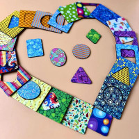 Пазл-сортер UBEE "Дошки Сегена: з візерунками" з дерева ПСД084