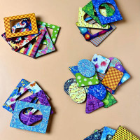 Пазл-сортер UBEE "Дошки Сегена: з візерунками" з дерева ПСД084