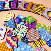 Пазл-сортер UBEE "Дошки Сегена: з візерунками" з дерева ПСД084