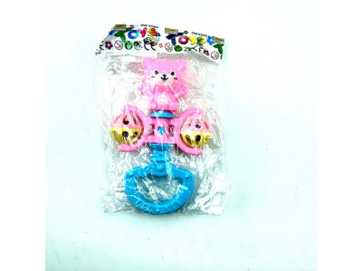 Брязкальце собака 2076-12A_Pink-Blue Брязкальце собака 2076-12A_Pink-Blue