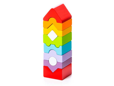 Пірамідка LD-10 CUBIKA з дерева 14989