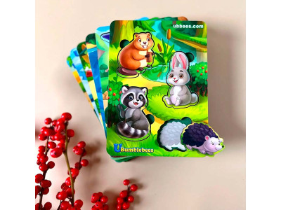 Рамка-вкладач "Лісові тварини – 1" деревяна ПСФ057