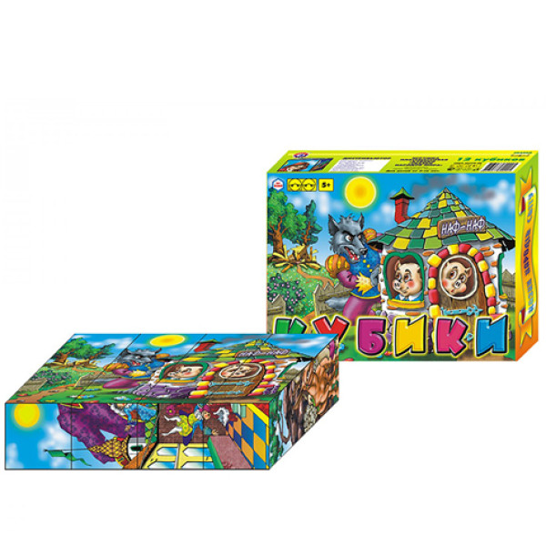 Кубики "Казки світу" великі 205