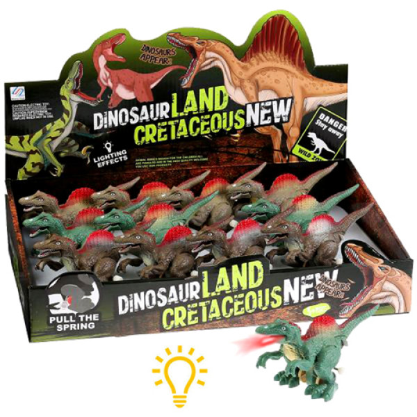 Динозавр заводний світло SL3688-1