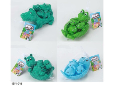 Набір для ванної Гумові тварини 2 види в сітці 339/340/341/342