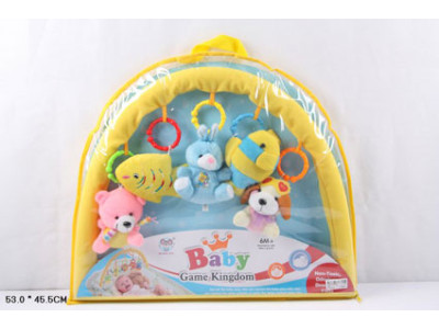 Брязкальце на коляску (дуга м'які брязкальця) в сумці 624