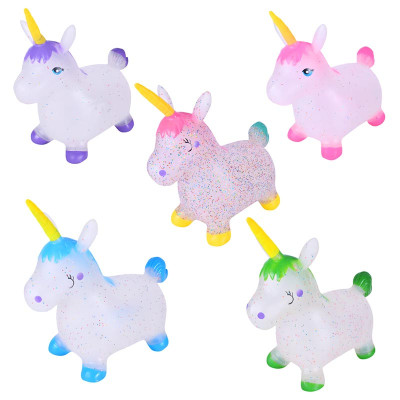 Стрибун Єдиноріг гумовий 60x30 см RB24369