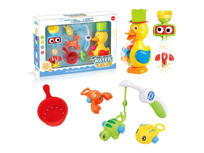 Набір для ванної Вудка Качка Водяний млин водоспад морські бризкалки 18 міс 9602