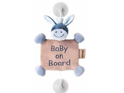 Іграшка Nattou Baby on board Натоу Дитина на борту на присосках ослик Алекс 321341