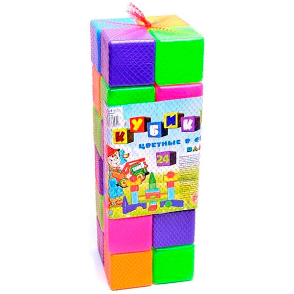Набір дитячий "Кубик кольоровий в сітці 24 - ел" арт 111/3 Бамсик 111/3
