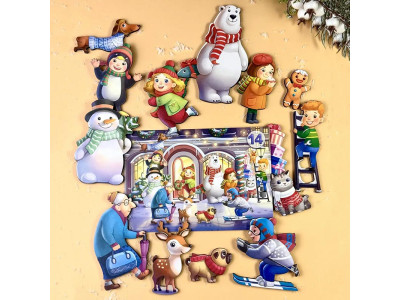 Розвиваюча гра UBEE Хто був на вулиці з дерева ПСД294 Розвиваюча гра UBEE Хто був на вулиці з дерева ПСД294