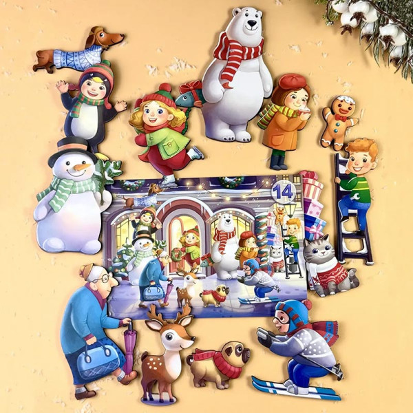 Розвиваюча гра UBEE Хто був на вулиці з дерева ПСД294 Розвиваюча гра UBEE Хто був на вулиці з дерева ПСД294