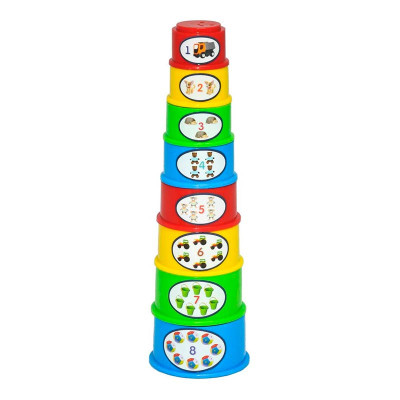 Пірамідка Tigres 235 см розвиваюча 8 елементів 39752