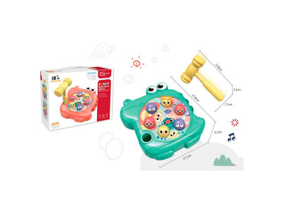 Логіка-стукалка 2 кольори в асортименті молоточок світло звук 668-25