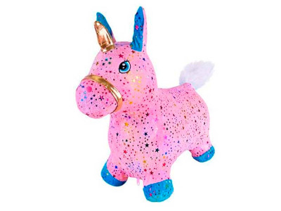Стрибок гумовий Єдиноріг 40 см RB2524_Pink