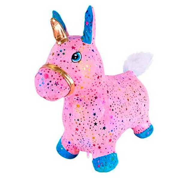 Стрибок гумовий Єдиноріг 40 см RB2524_Pink