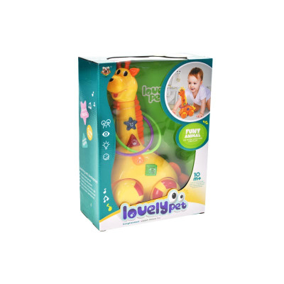 Каталка "Жираф" зі звуком і світлом K-17