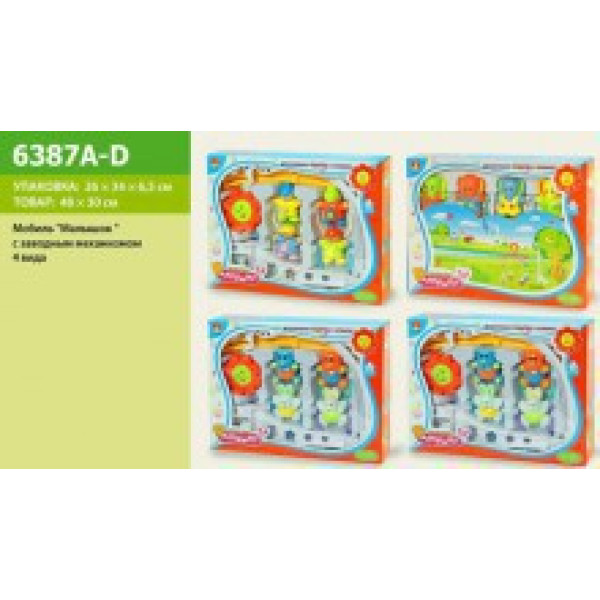 Мобіль музичний у коробці (3 види) 6387A-D