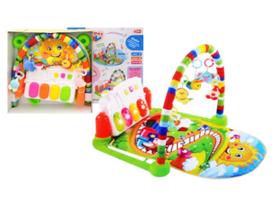 Килимок дитячий з брязкальцями та педалями в коробці 030