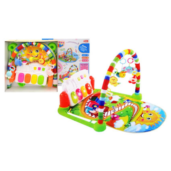 Килимок дитячий з брязкальцями та педалями в коробці 030