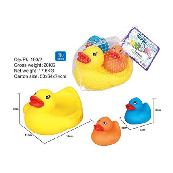 Пищалка "Качечка з каченятами" в сітці OSB9916