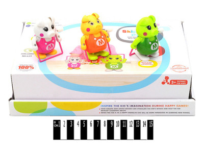 Набір іграшок на ключику "Свинки-акробати" 639