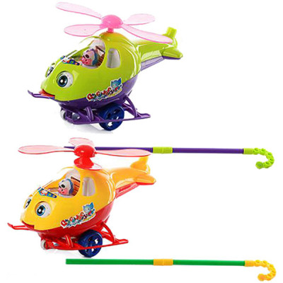 Каталка "Вертоліт на паличці" 2 кольори 1191 Каталка "Вертоліт на паличці" 2 кольори 1191