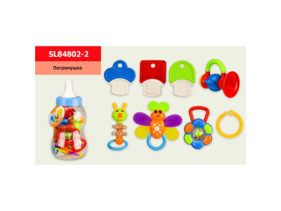 Набір брязкалець в колбі 13*13*29 см 5 видів SL84802-2