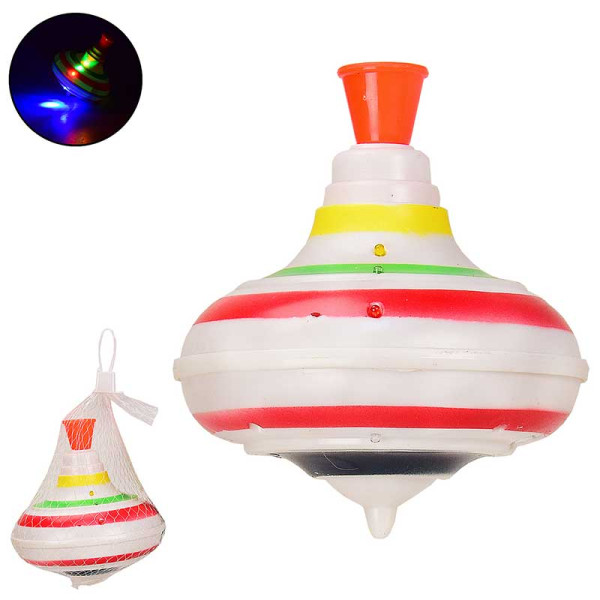 Дзиґа 878-1A(120шт/2) світло звук у сітці 12*12*14 см *. 878-1A