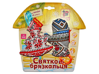 Іграшка мяконабивна "Святкові брязкальця" MK5401-01