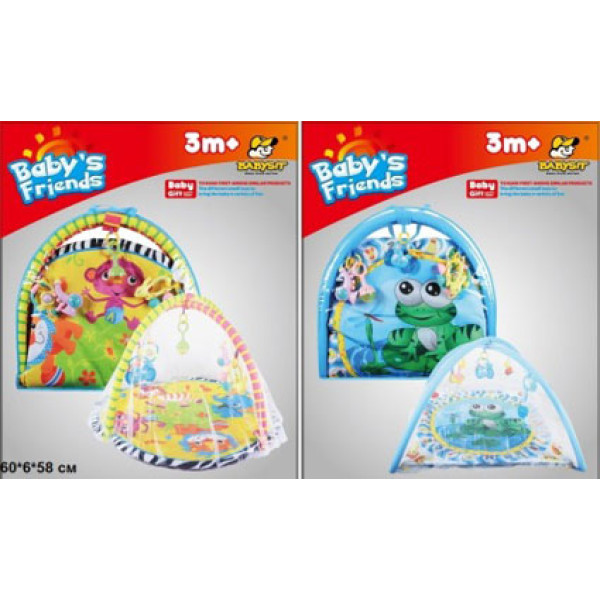 Килимок із брязкальцями в сумці (2 види) BY-A26Y/A30Y