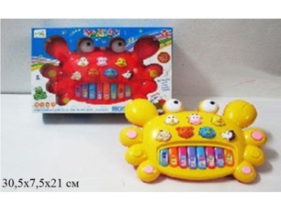 Орган Краб на батарейках (2 кольори) 222 Орган Краб на батарейках (2 кольори) 222