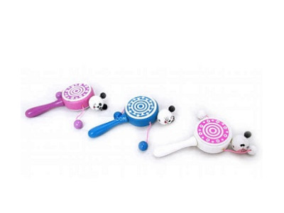 Деревяні фігурки-іграшки "Барабанчик" (7 кольорів) W02-4218