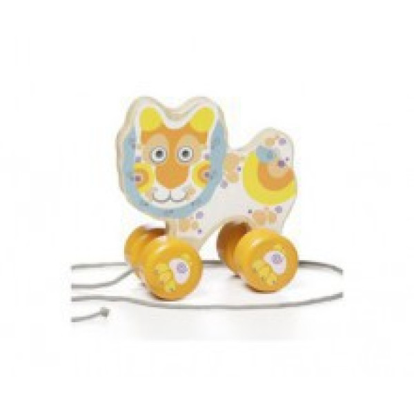 ТМ CUBIKA Дерев'яна Каталка "Левеня" 12008