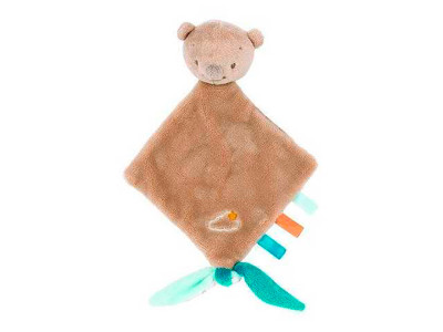 Розвиваюча іграшка Nattou М'яка іграшка маленька Doodoo ведмедик Базиль 56102 Розвиваюча іграшка Nattou М'яка іграшка маленька Doodoo ведмедик Базиль 56102