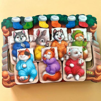 Сортер UBEE "Тварини в ліжечку" із дерева ПСД302