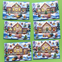 Вкладиш UBEE "Зимова казка" на липучках з картками ПСД282