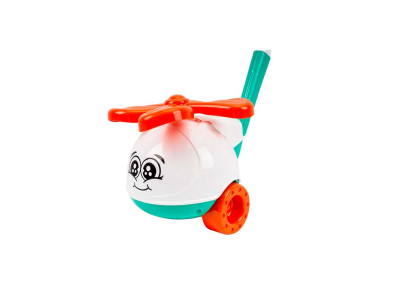 Каталка ТехноК пластикова 9437_White-Orange Каталка ТехноК пластикова 9437_White-Orange