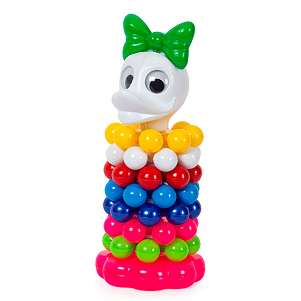 Іграшка дитяча "Піраміда Кулька №3 (качечка дівчинка) Бамсик 1814