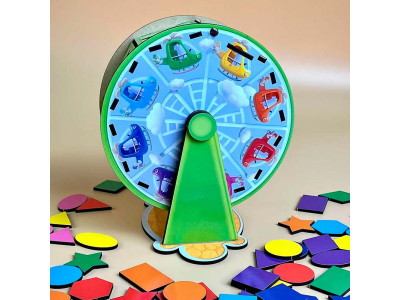 Сортер "Колесо огляду" дерев'яний ПСФ135