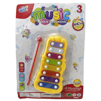 Музична іграшка Ксилофон для дітей 2Y368-5_Yellow Музична іграшка Ксилофон для дітей 2Y368-5_Yellow