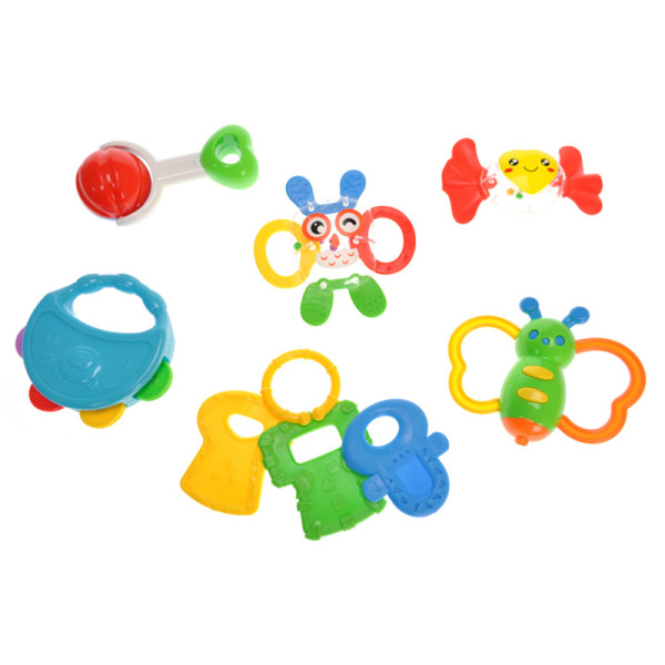 Набір брязкалець в кульку 6шт р.27*215см A39