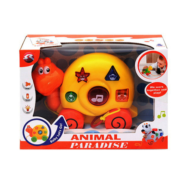 Каталочка "Равлик" (світло звук) у коробці Q-93